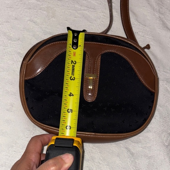 Vintage Beautiful Elegant Canvas & Leather Crossbody by Tiffany & Co. - Picture 8 of 12